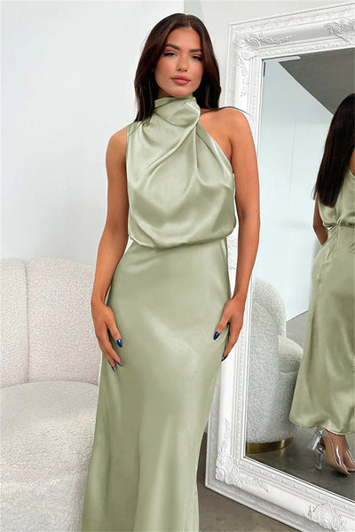 Valeria™ | Long Dress with Halter Neck