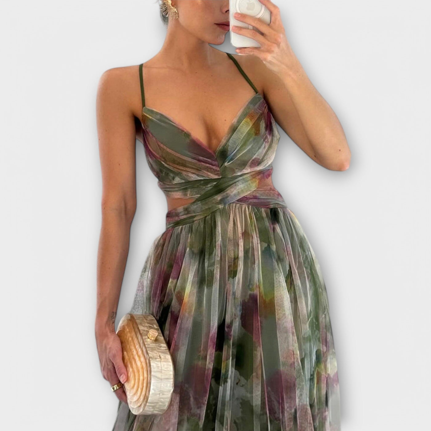 Anna™ | Maxi dress with tailored bodice