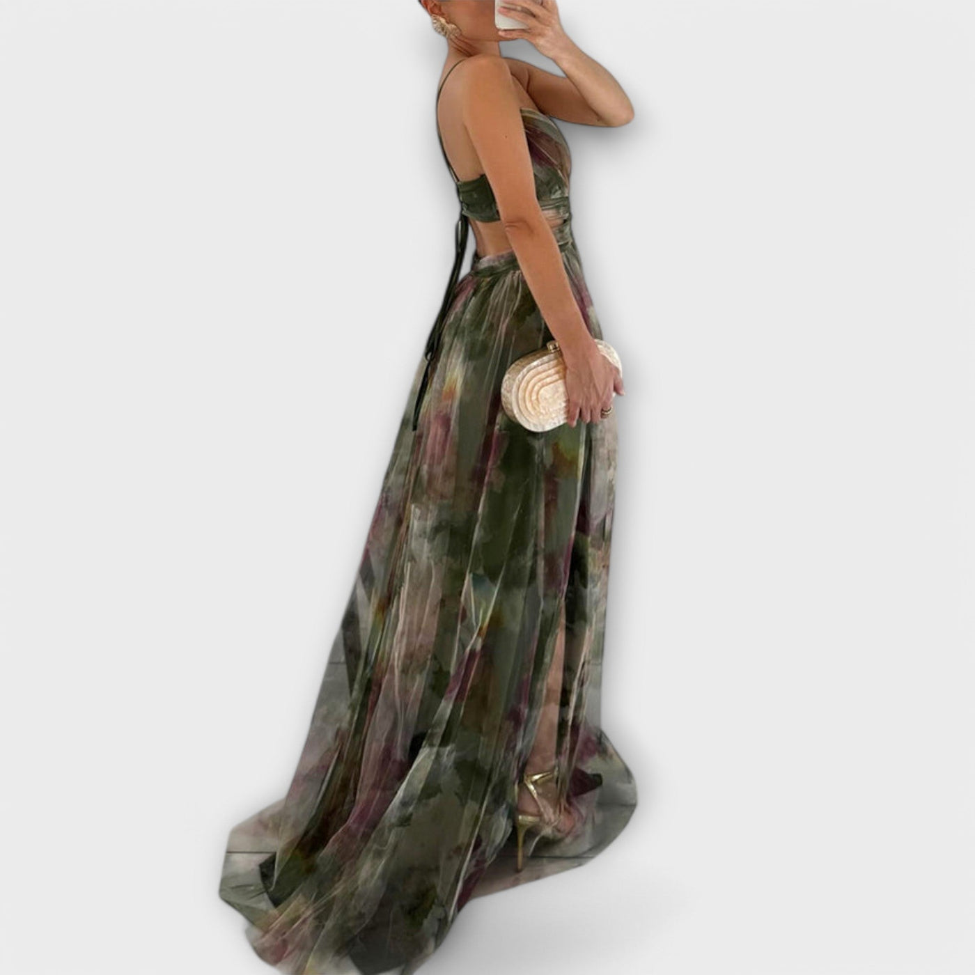 Anna™ | Maxi dress with tailored bodice