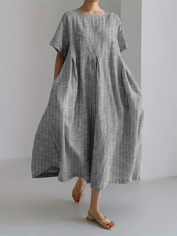 Bianca | Casual Long Dress with Retro Style and Comfortable Fit