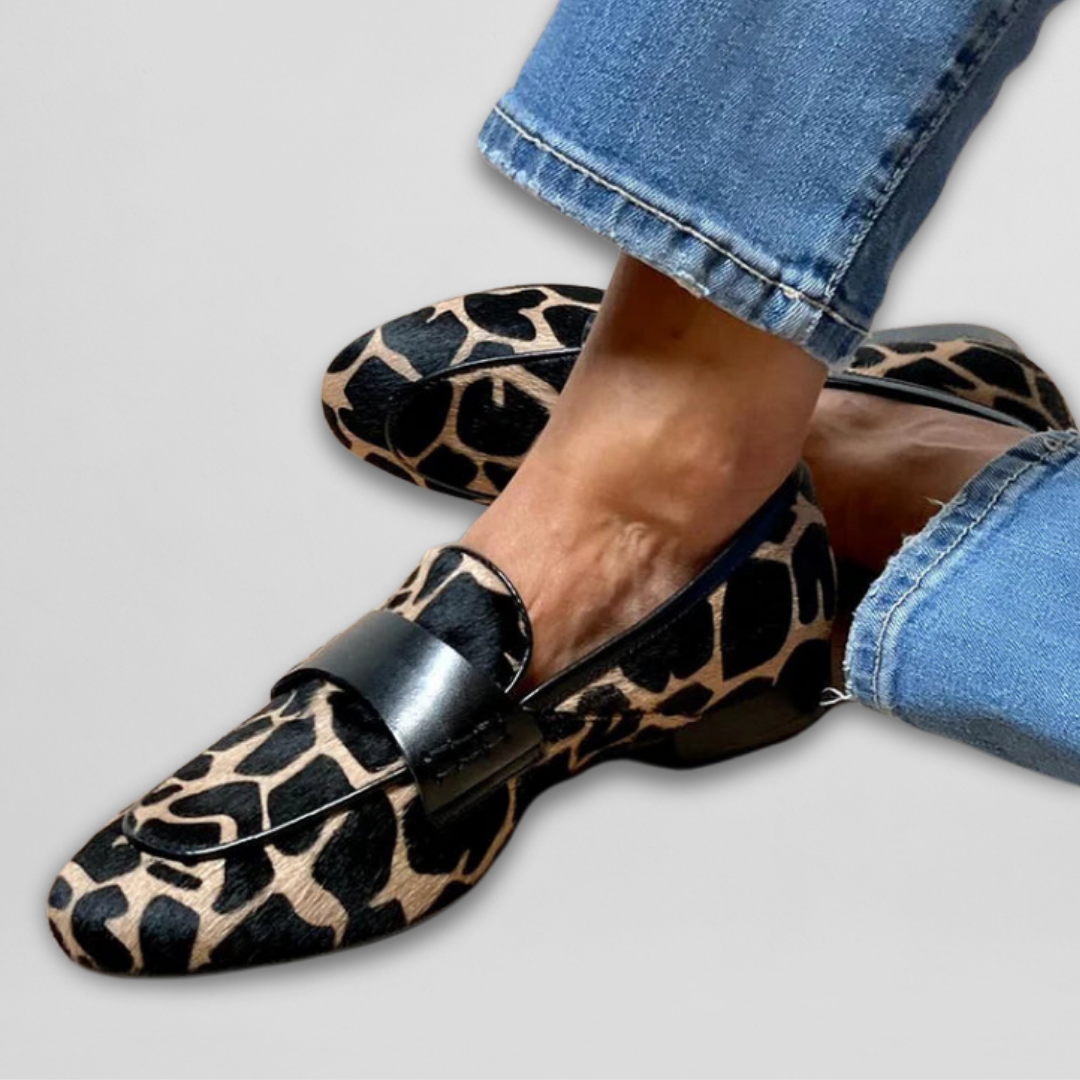 Savane™ | Animal Print Loafers