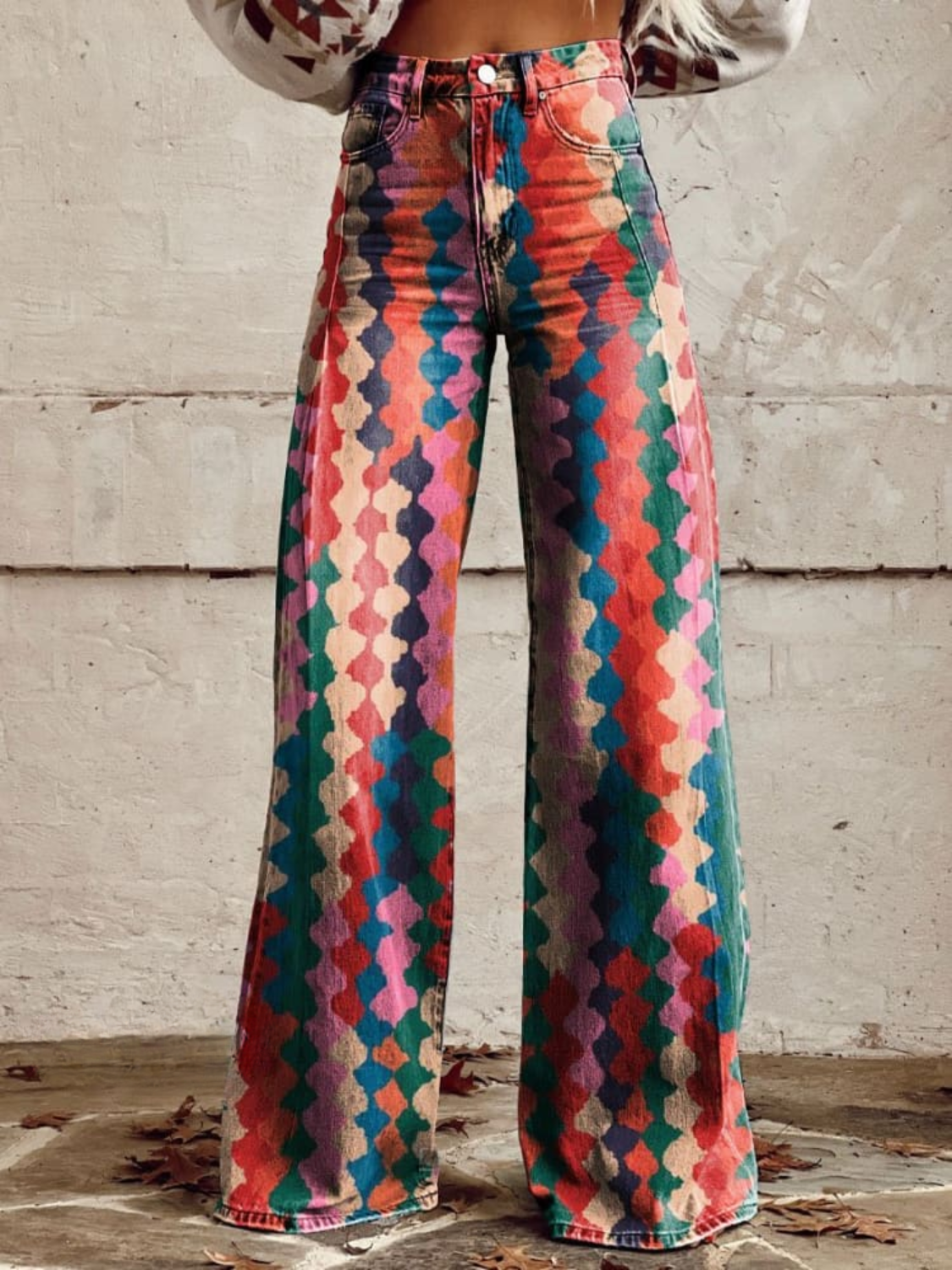 Lina™ - Vintage Comfortable Wide Leg Trousers