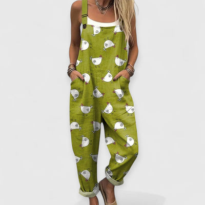 Althea | Women's Vintage Wide-Leg Jumpsuit