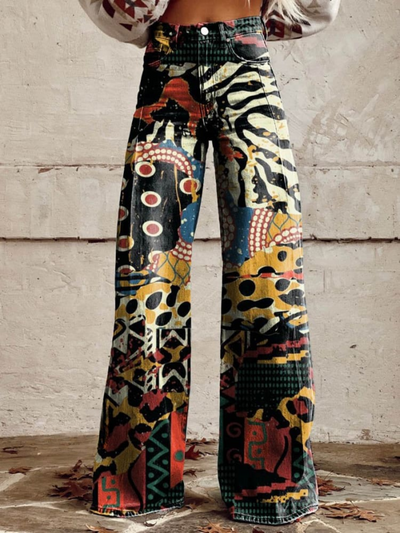 Mia™ - Modern Colourful Wide Leg Trousers