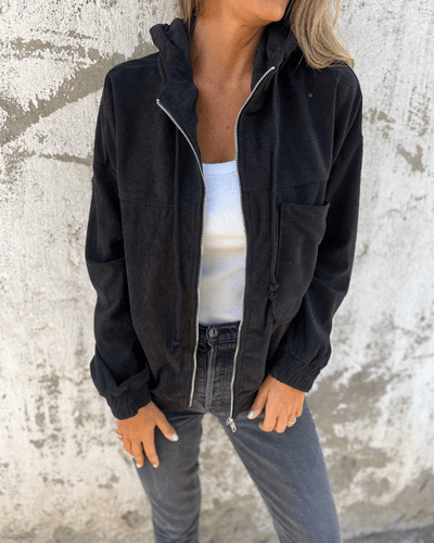 Sierra Corduroy Hooded Jacket