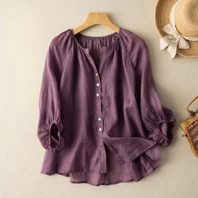 Arla Linen Blouse
