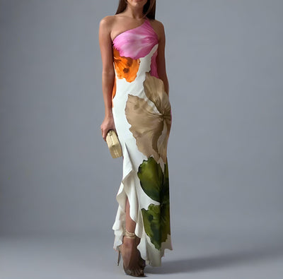 Birgit™ | Elegant One-Shoulder Dress