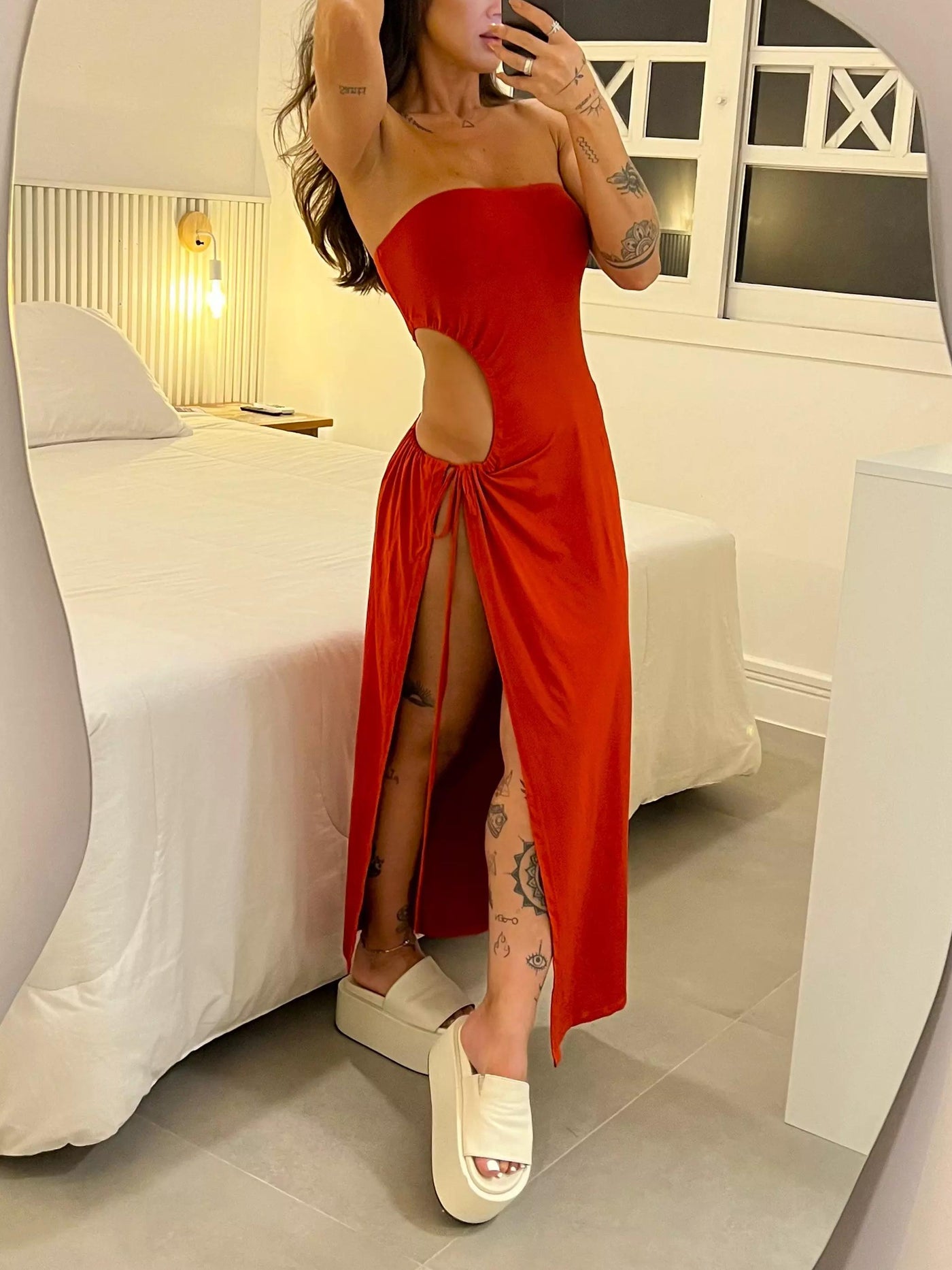 Celestine | Bandeau Midi Dress