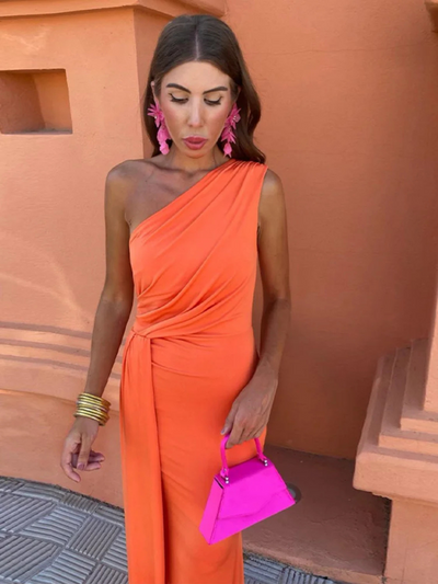 Lia™ | Elegant Asymmetrical Long Dress for Special Occasions