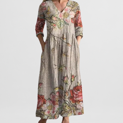 Serena Floral Maxi Dress