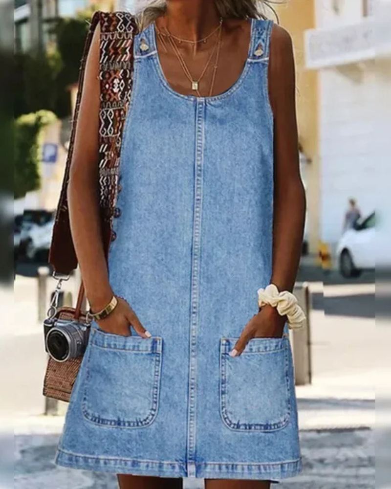 Sigrid - Effortless Summer Denim Dress
