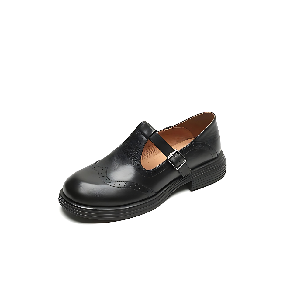 Mona | Vintage T-Bar Loafers