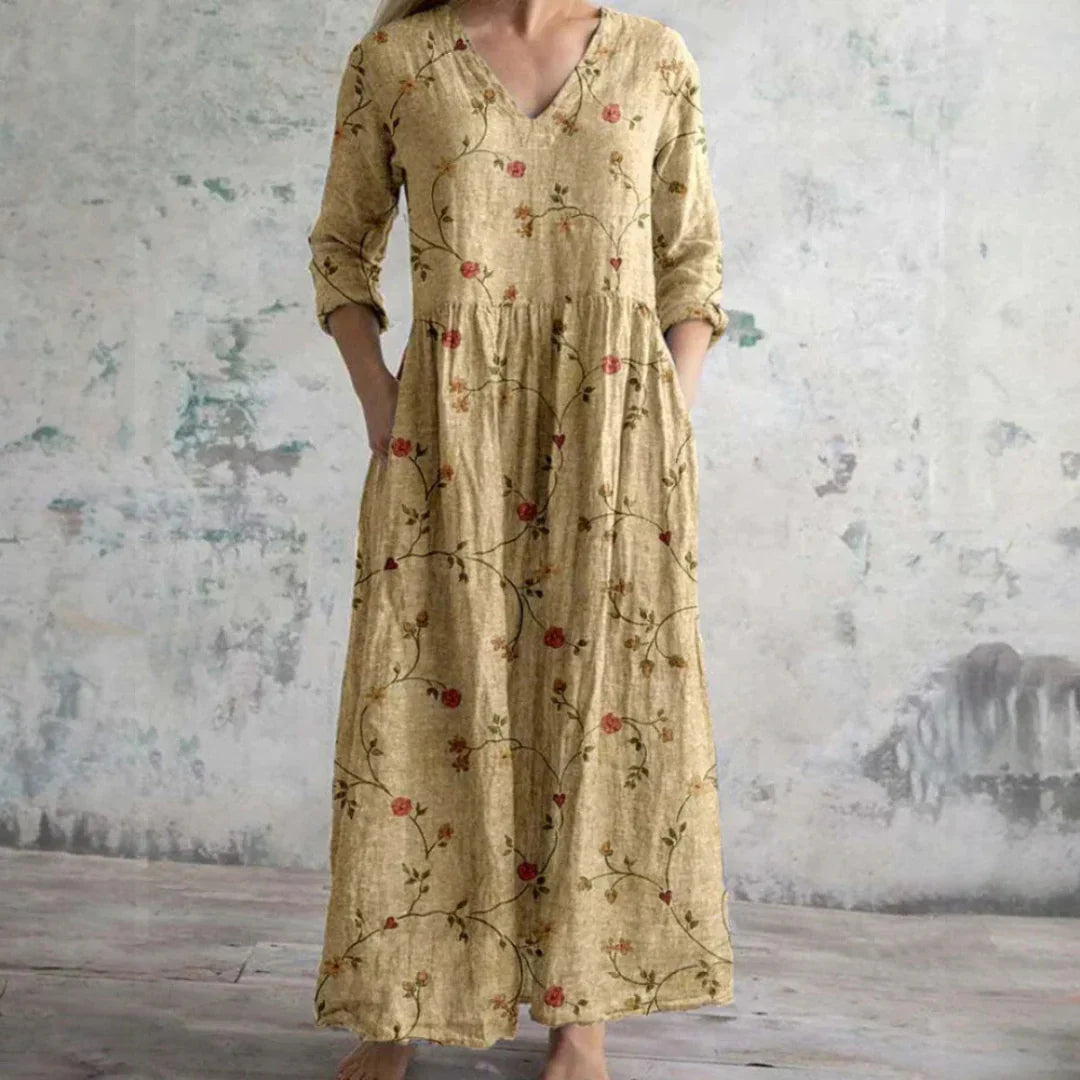 Romy | Floral Bohemian Dress