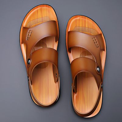 Boone Ave Leather Sandals