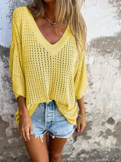 Ocean Whisper Knit Sweater