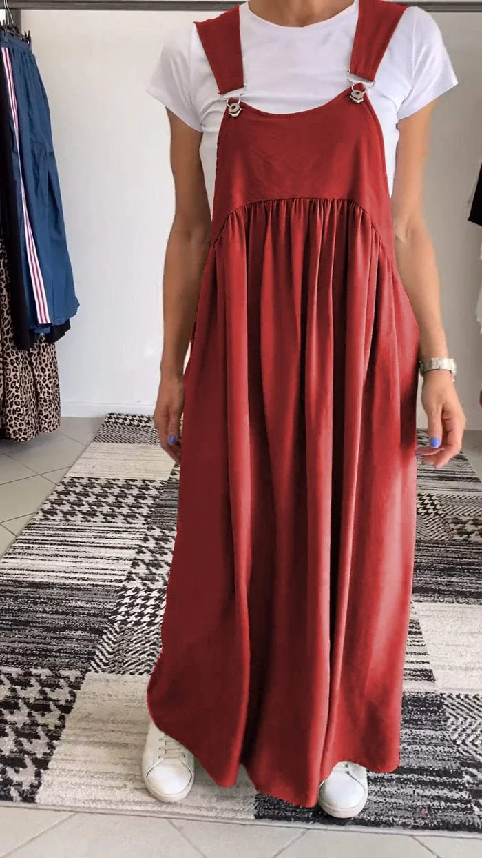 Alice | Casual Solid Strap Dress