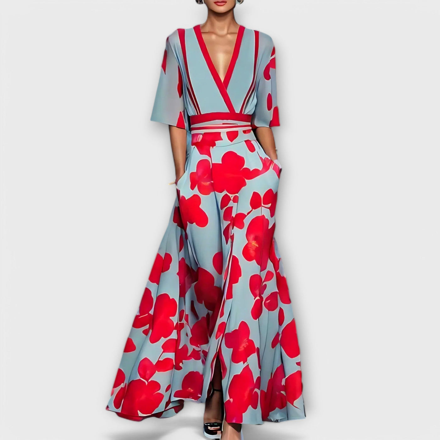 Vittoria™ | Elegant Floral Bodycon Dress