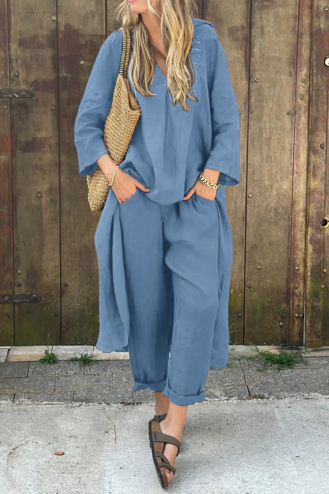 Lena | Casual Set – Natural Elegance for Everyday