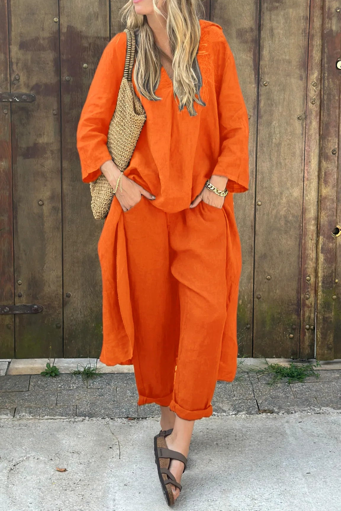 Lena | Casual Set – Natural Elegance for Everyday