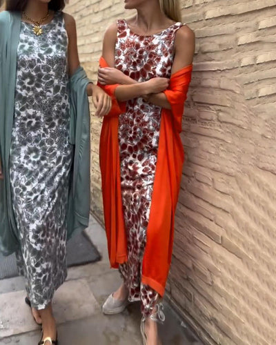 Chloé | Elegant Two-Piece Costume with Vintage Print