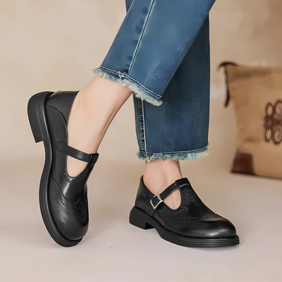 Mona | Vintage T-Bar Loafers