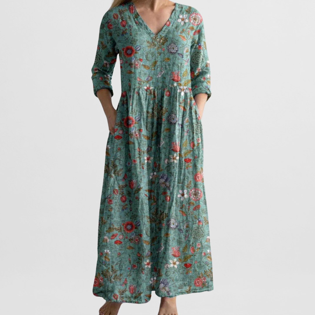 Serena Floral Maxi Dress