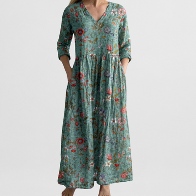 Serena Floral Maxi Dress