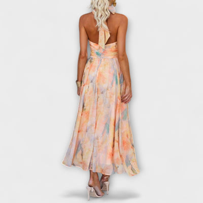 Aurora | Halter Maxi Dress