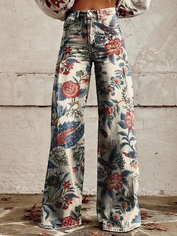 Luna™ - High Waisted Wide Leg Trousers