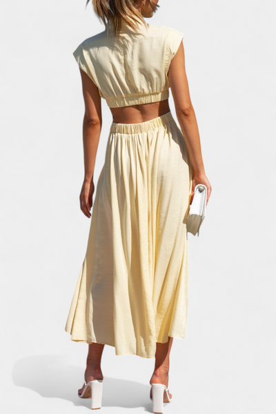 Bérénice | Side-Slit Dress Ensemble