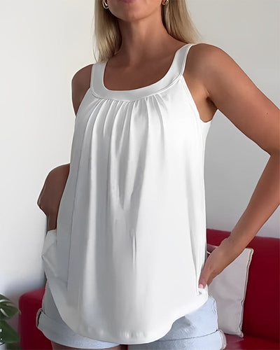 Séverina | Pleated Strapless Top in Solid Colour