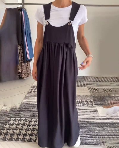 Alice | Casual Solid Strap Dress