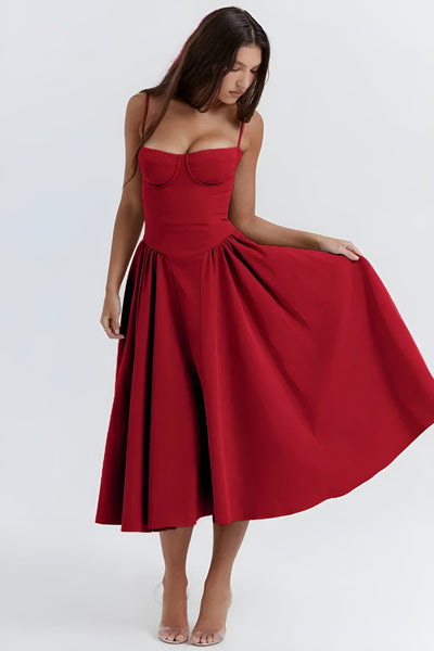 Camilla™ | Sleeveless Dress with Corset Fit
