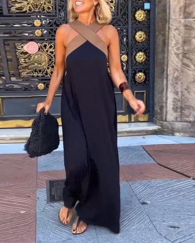 Sienna | Dress with Cross Neckline