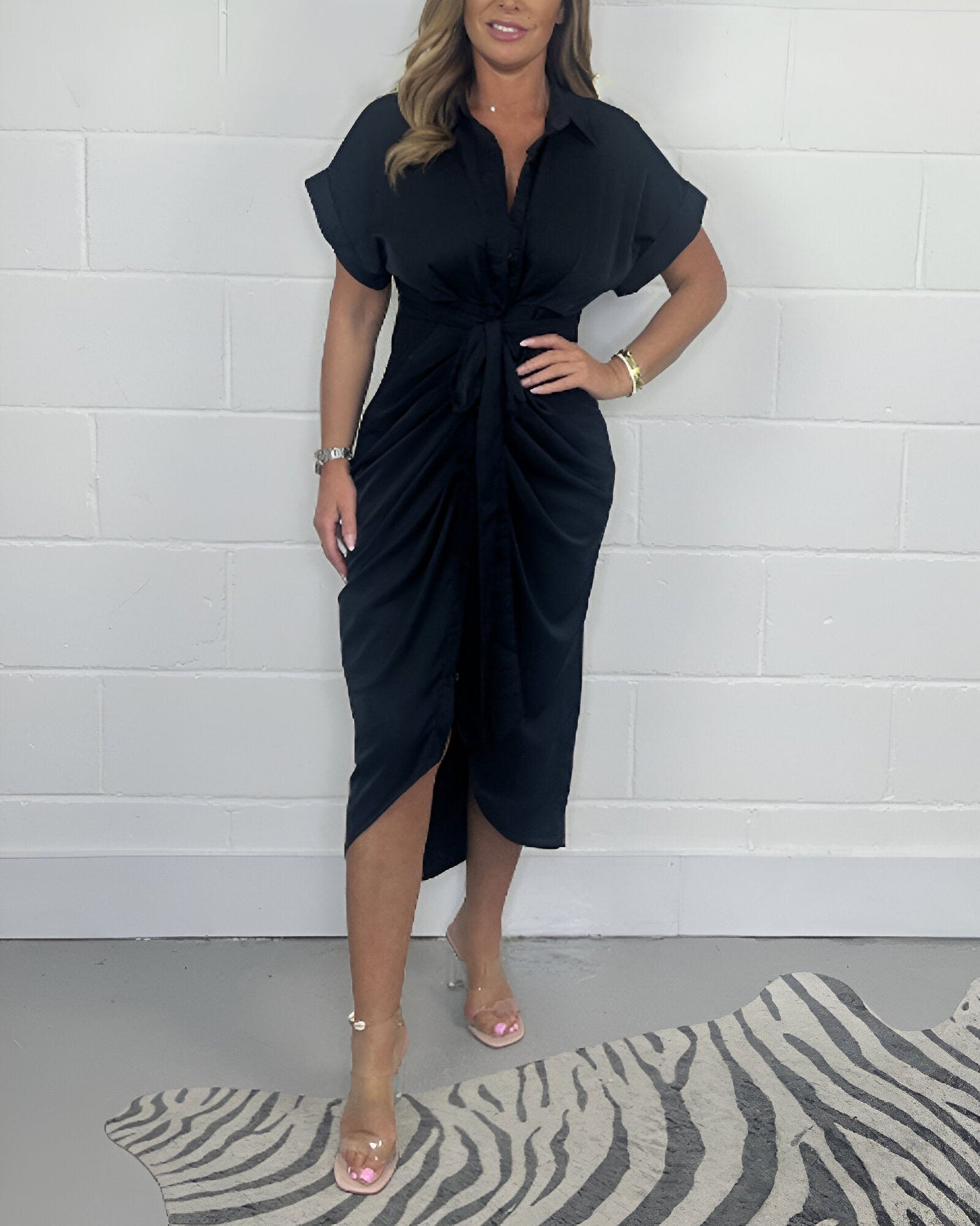 Catherine | Elegant Pleated Dress