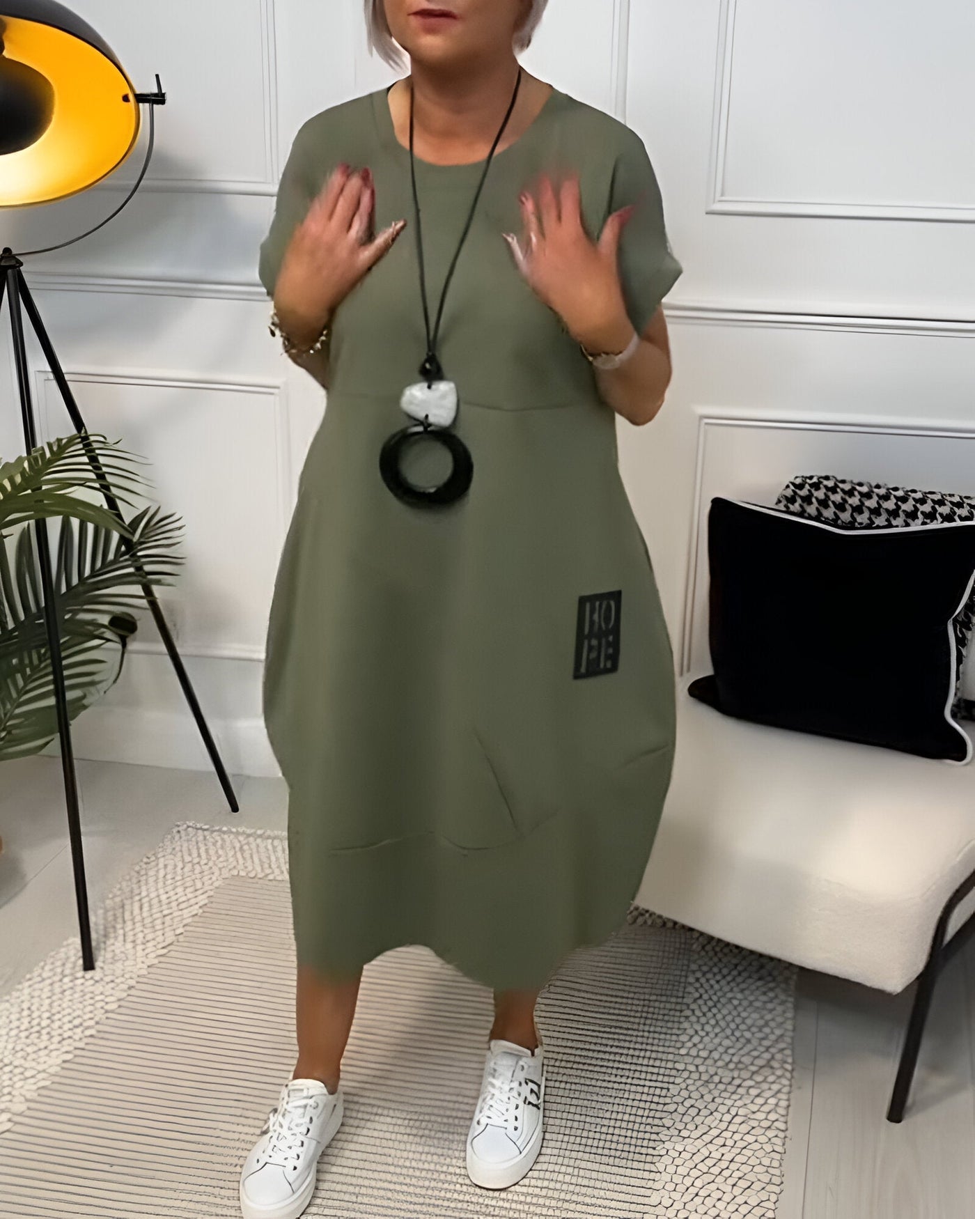 Sarah | Comfortable Hooded Dress