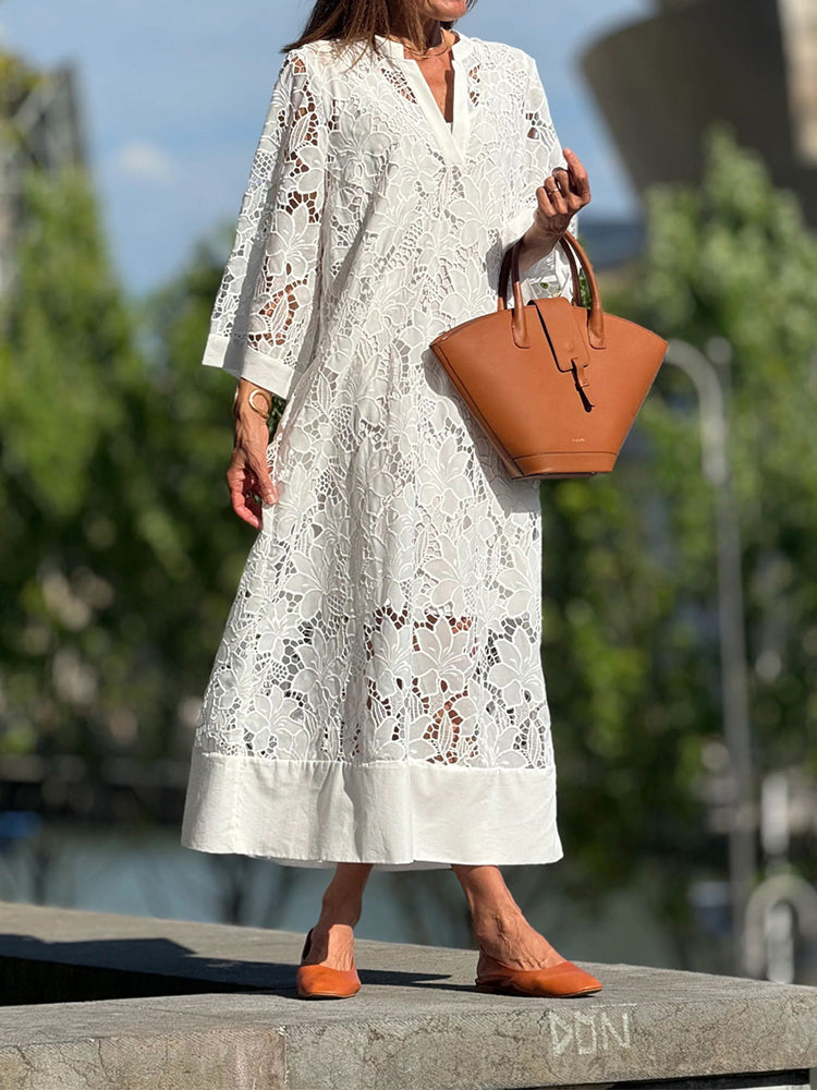 Sophie™ | Elegant Dress with Trim