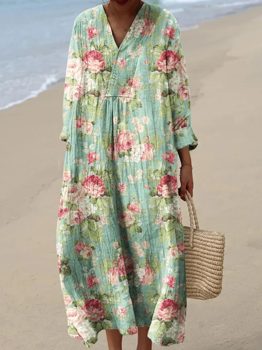 Avery | Art Inspired Cotton Dress Natural Beauty That Captures Attention
