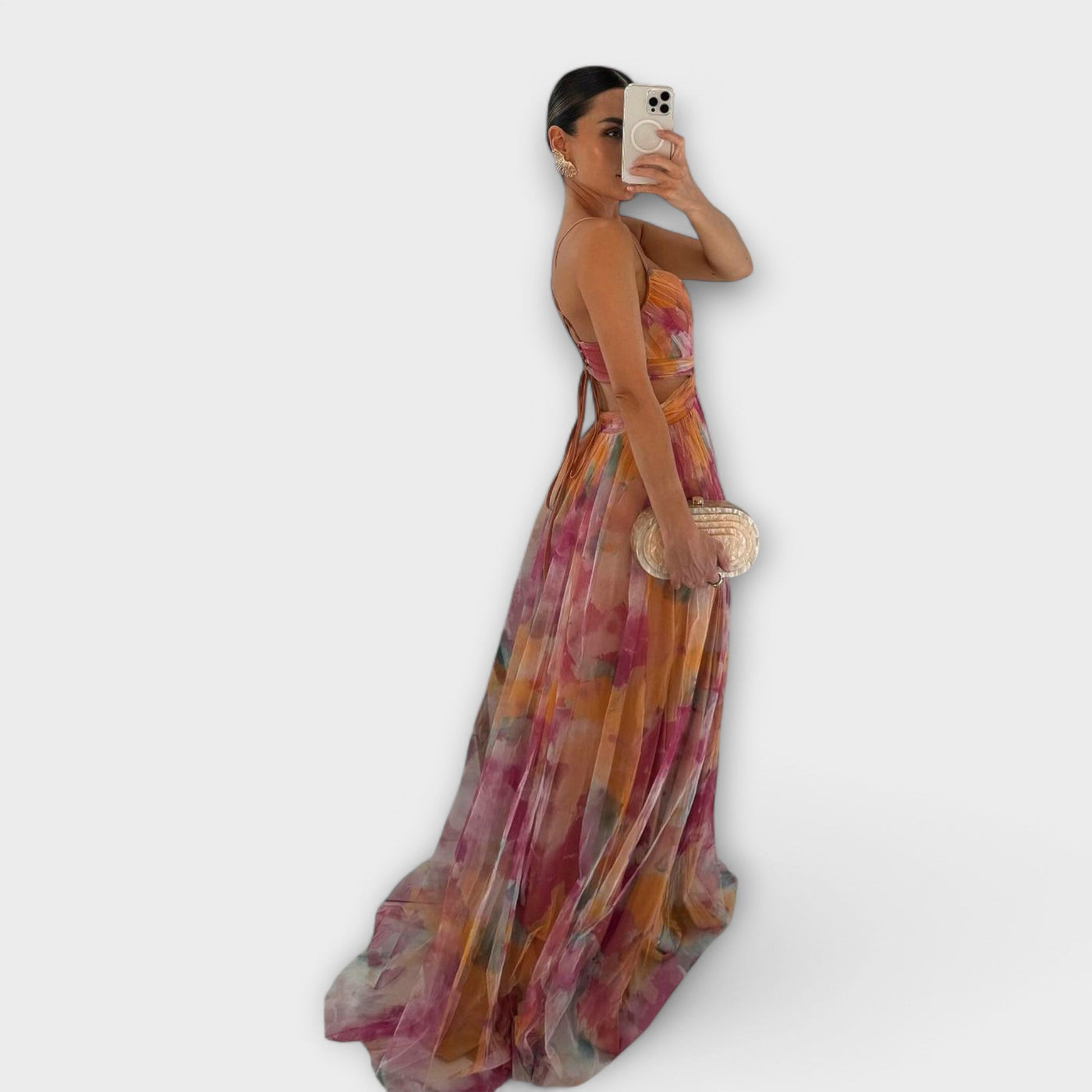 Anna™ | Maxi dress with tailored bodice