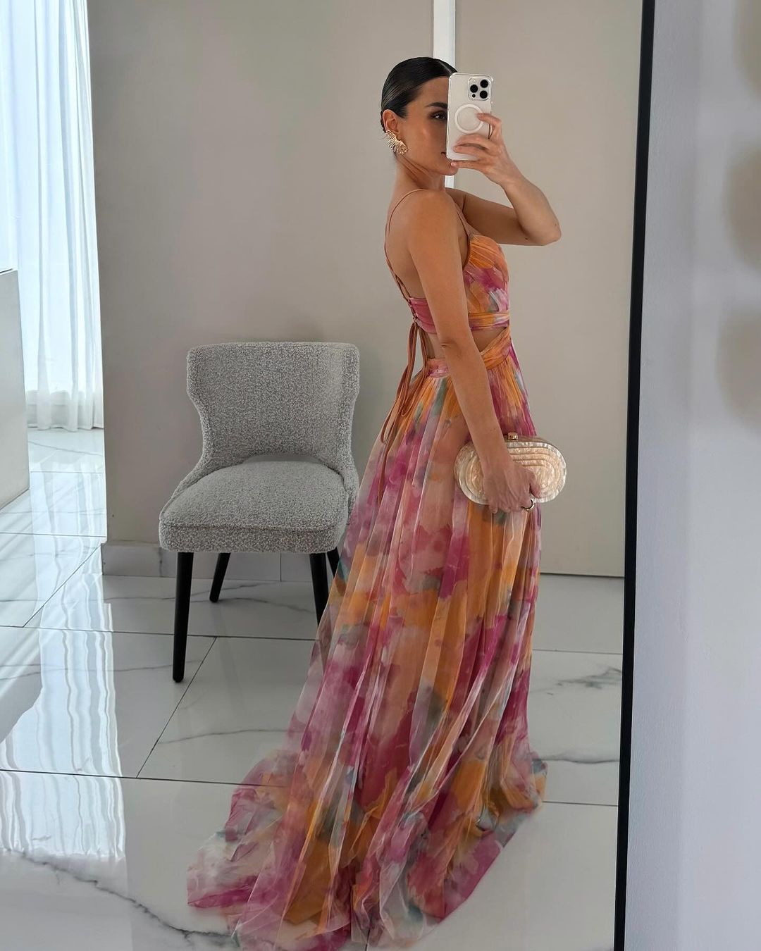 Ariella | Chiffon Maxi Dress