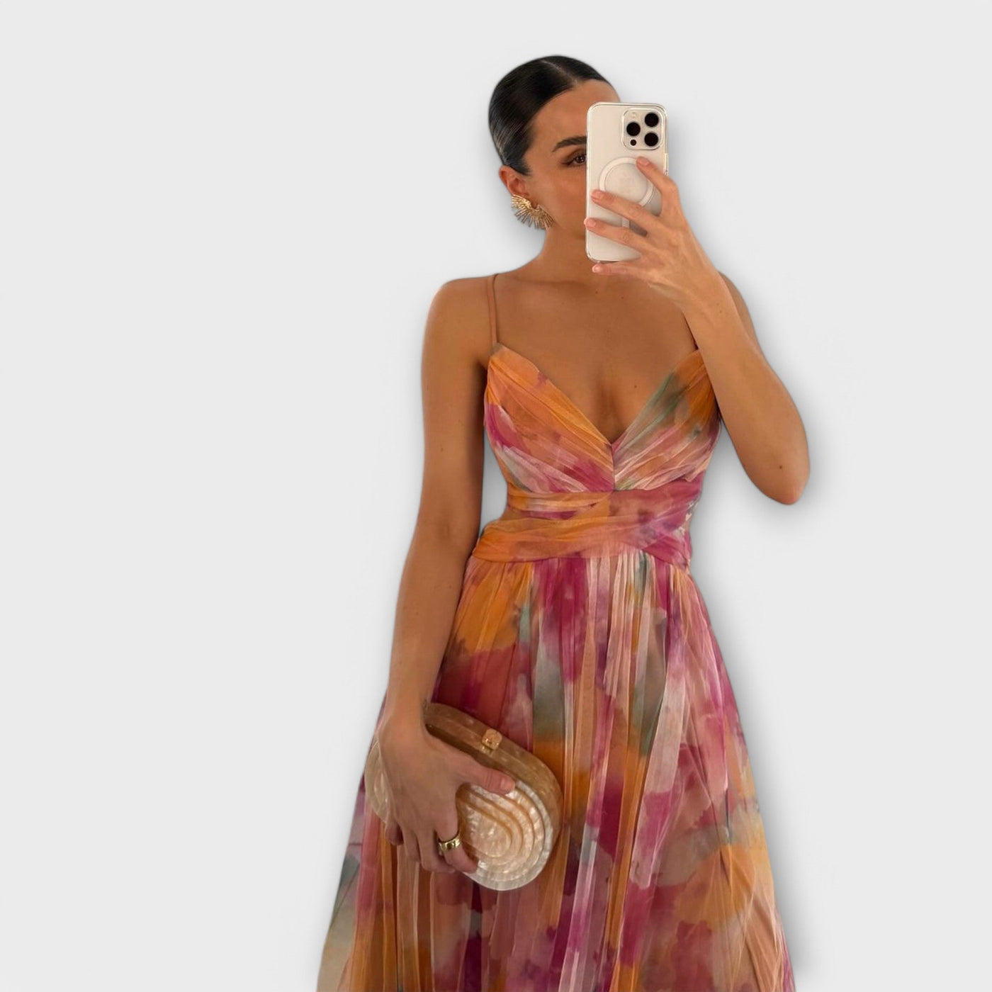 Anna™ | Maxi dress with tailored bodice