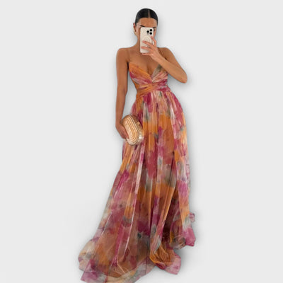 Anna™ | Maxi dress with tailored bodice