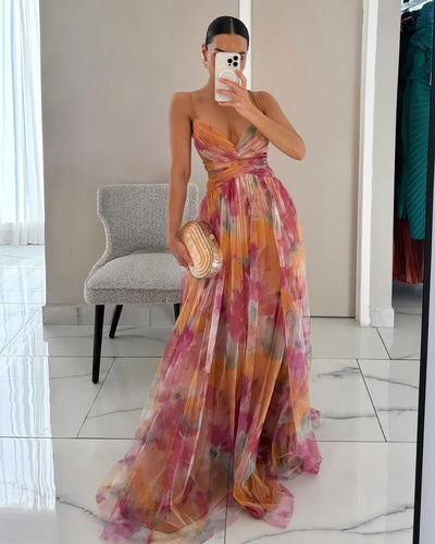 Ariella | Chiffon Maxi Dress