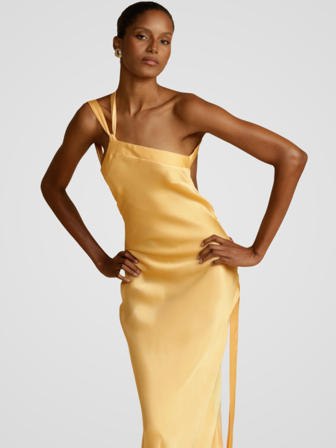 Aurélie™ | Maxi Dress with Satin Finish