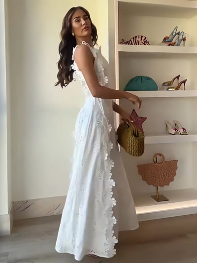 Livia | Embroidered Maxi Dress