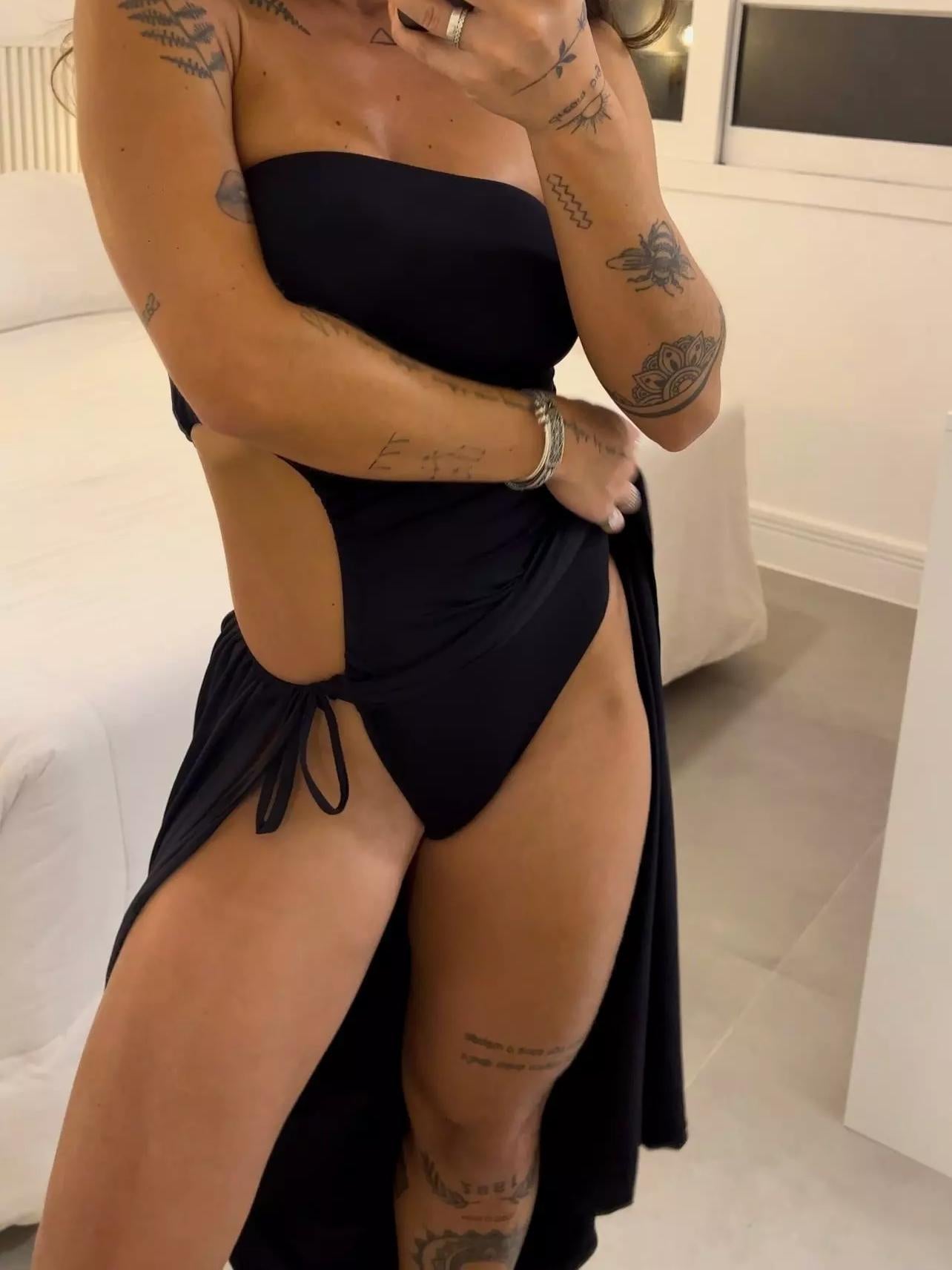 Celestine | Bandeau Midi Dress