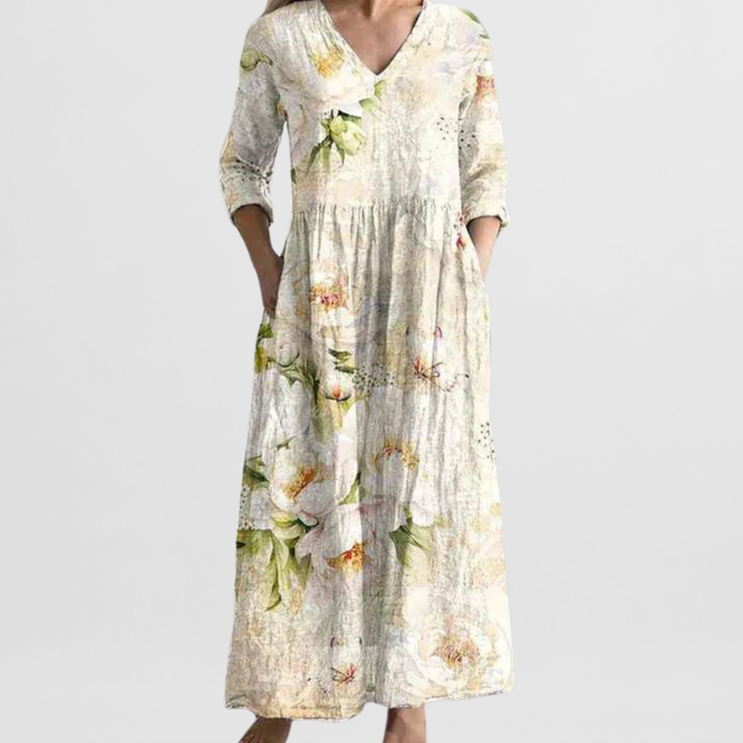 Serena Floral Maxi Dress