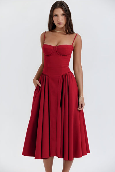 Camilla™ | Sleeveless Dress with Corset Fit