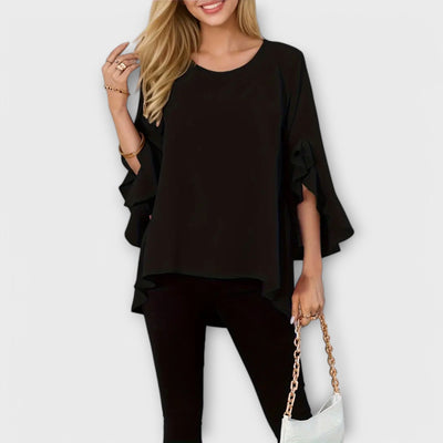 Aria – The Perfect Spring Blouse with Round Neck