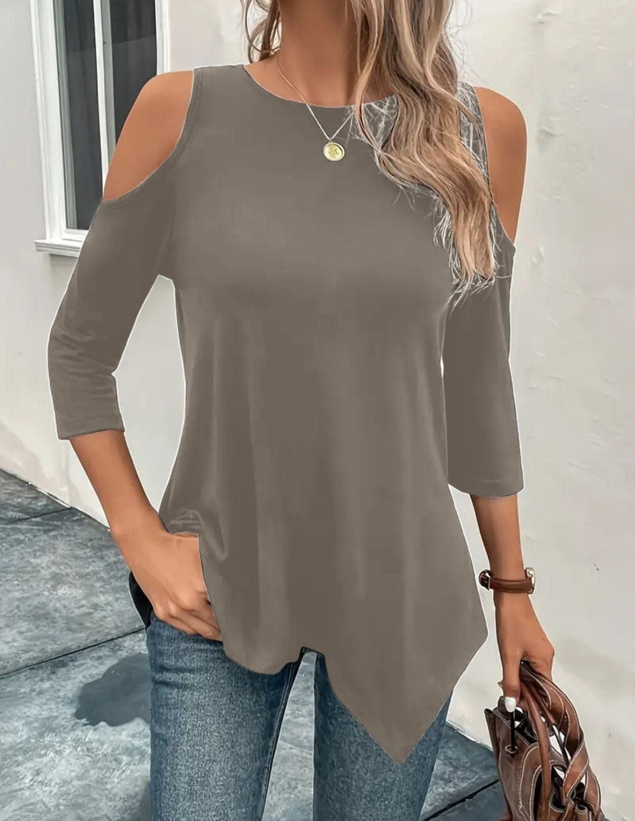 Vivia Open Shoulder Top